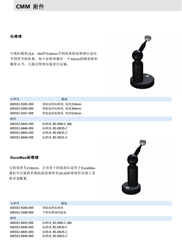 ZEISS 高品質(zhì) 德國(guó)原裝進(jìn)口 M3探針目錄-58